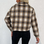 Damen Hochwertige Flanelljacke im zeitlosen Karomuster R&B