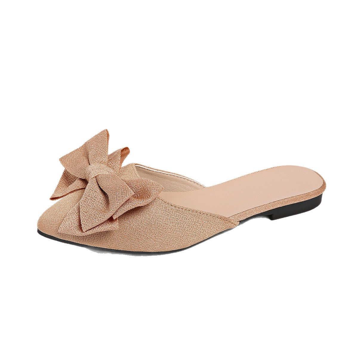 Damen Flache Slippers mit dekorativem Schleifen-Design R&B