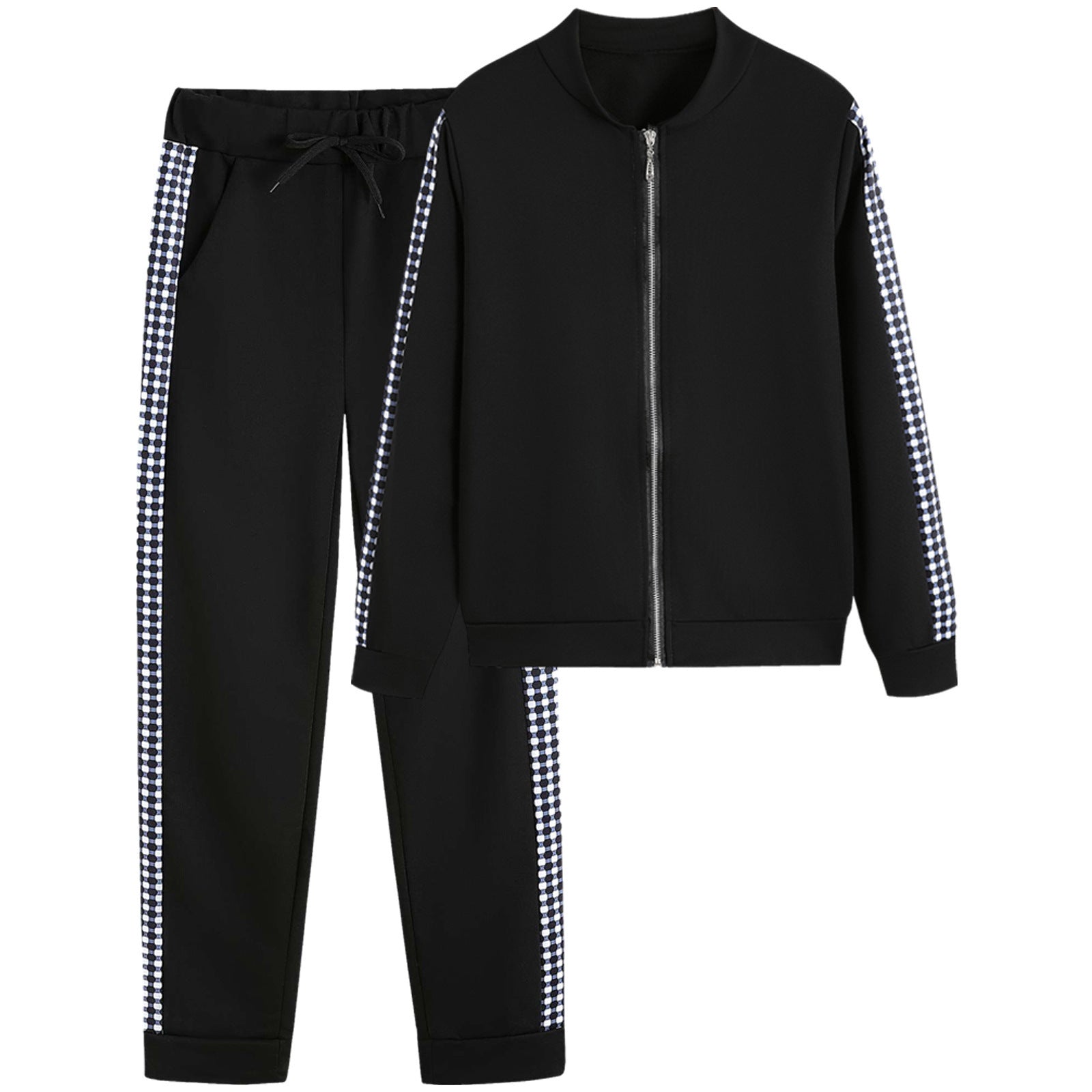 Damen Sportanzug mit stylischen Elemente und elastischem Bund R&B