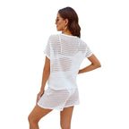 Damen bequemes Häkel-Set mit weichen Shorts R&B
