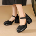 Damen modische Blockabsatz Schuhe