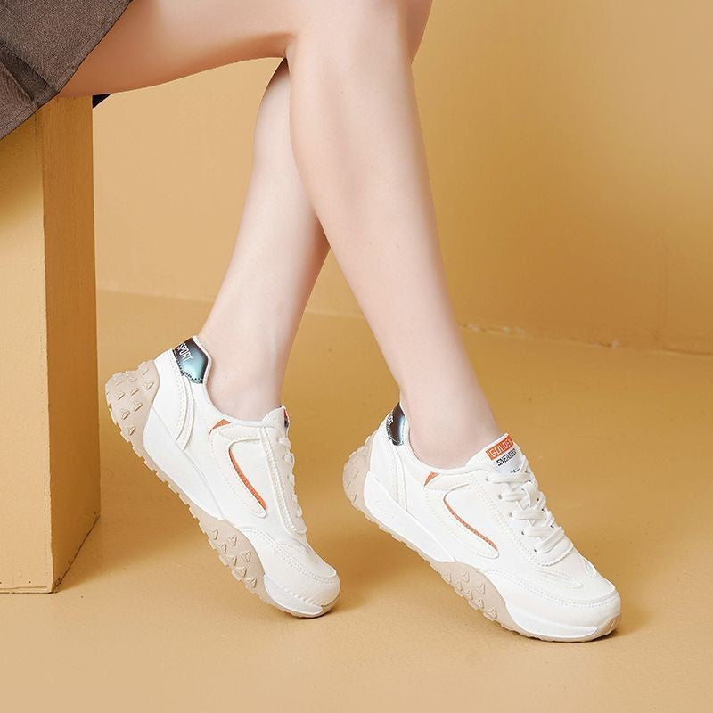 Damen Sportliche Sneaker mit rutschfester Sohle und atmungsaktiver Obermaterialstruktur R&B
