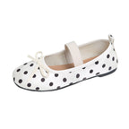 Damen Ballerinas mit verspieltem Punktedesign und elastischem Riemen R&B