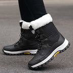 Damen Winterstiefel mit isolierendem Futter und rutschfester Sohle R&B