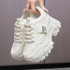 Damen Sportliche Chunky Sneakers mit gepolsterter Laufsohle und atmungsaktivem Obermaterial R&B