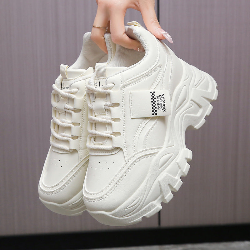 Damen Sportliche Chunky Sneakers mit gepolsterter Laufsohle und atmungsaktivem Obermaterial R&B
