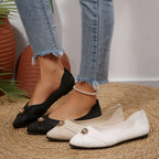 Damen Ballerinas mit dekorativem Schmuckdetail R&B