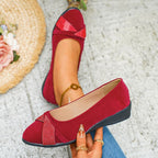 Damen Ballerinas mit funkelndem Strassband R&B