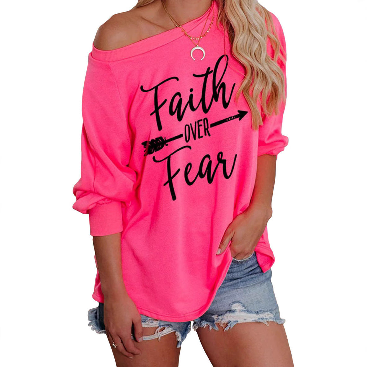 Damen Übergröße Sweatshirt R&B