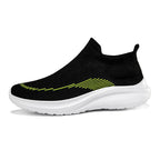 Damen Sportliche Sneakers mit elastischem Schaft und rutschfester Sohle
