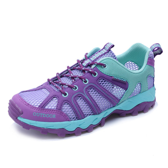 Damen Multi-Funktions-Sneaker für Outdoor-Aktivitäten mit atmungsaktivem Netzdesign R&B