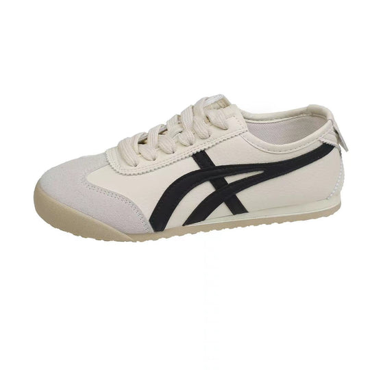 Damen Sportliche Sneakers im Retro-Design mit kontrastierenden Farbakzenten R&B