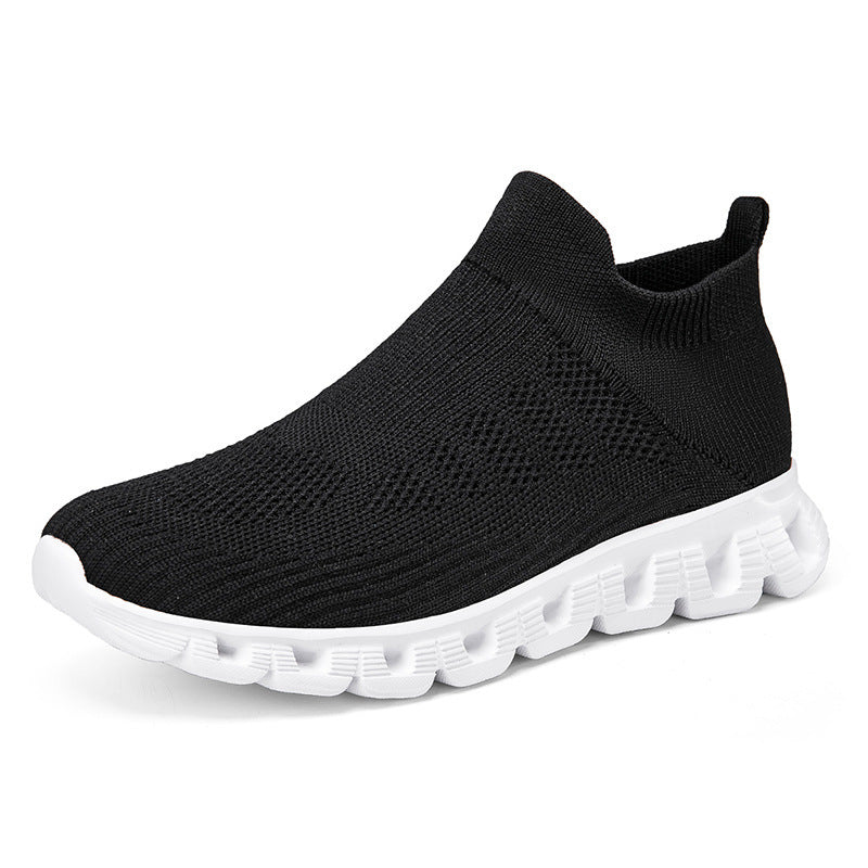 Damen Sportliche Slip-On Sneakers mit atmungsaktivem Obermaterial und flexiblem Sohlenprofil R&B