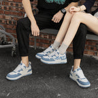 Damen Sportliche Freizeit-Sneaker mit Textil-Oberfläche und atmungsaktiver Innensohle R&B