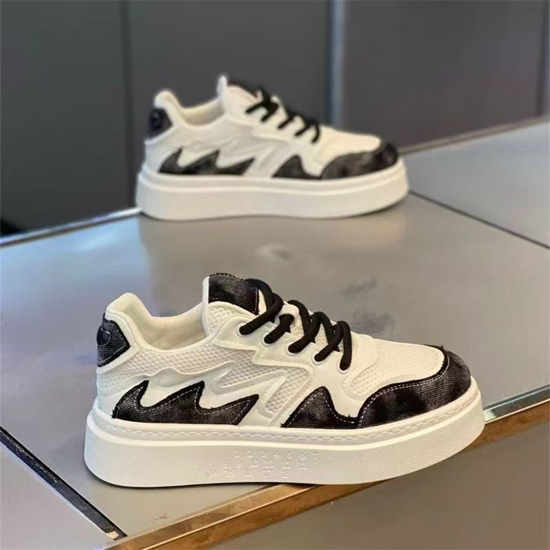 Damen bequeme Chunky Sneakers mit sportlichem Design und dämpfender Sohle R&B