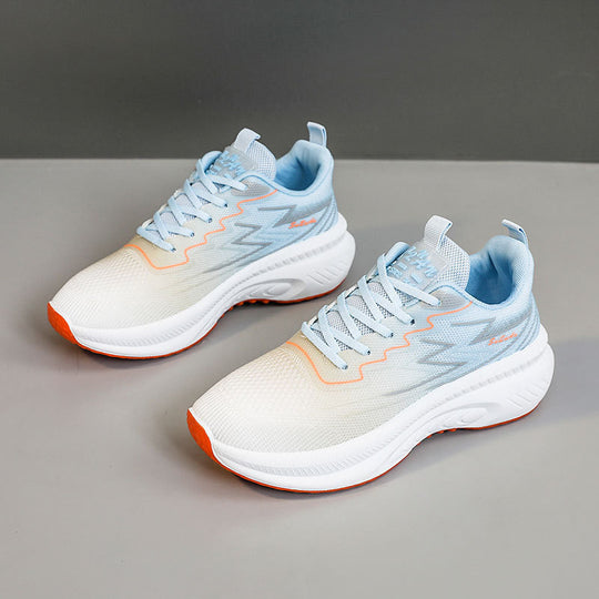 Damen Hochkomfortable Fitness-Laufschuhe mit atmungsaktiver Mesheinsatz R&B