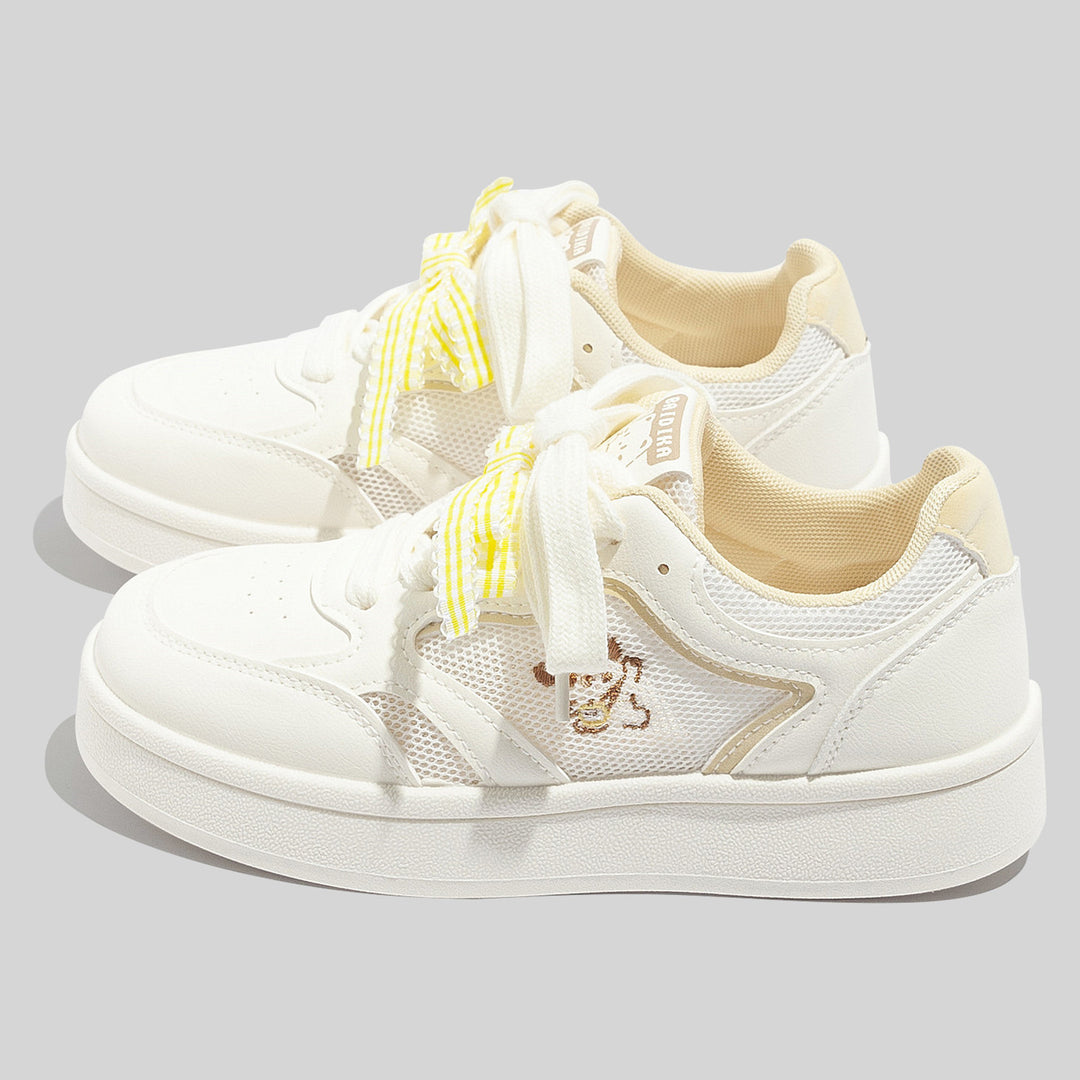 Damen Schnüre Sneakers aus atmungsaktivem Mesh mit einzigartigem Design R&B