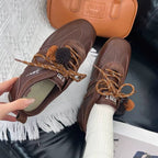 Damen Sneakers mit verspieltem Pompon-Design und bequemer Sohle R&B