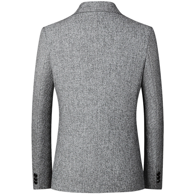 Herren moderner und eleganter Blazer aus Strukturstoff R&B