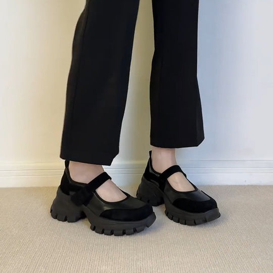 Damen Sneakers mit verstellbarem Klettverschluss und rutschfester Sohle R&B