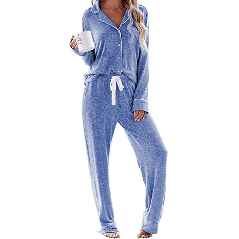 Damen Schlafanzug-Set aus weichem, atmungsaktivem Material R&B
