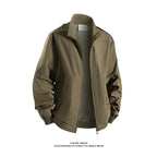 Herren praktische Freizeitjacke mit hohem Kragen und seitlichen Eingrifftaschen R&B