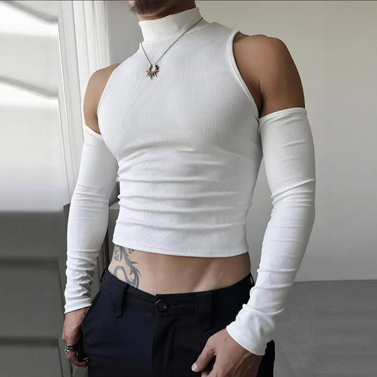 Damen Oberteil mit kaltem Schulterdesign R&B