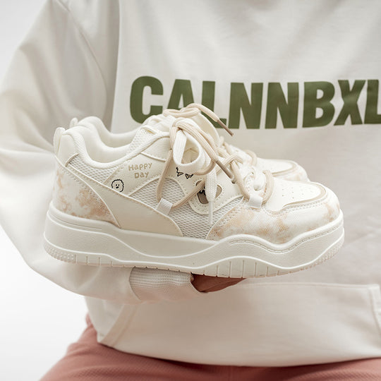 Damen Modische Sneakers mit einzigartigen Grafikelementen und flexibler Sohle R&B