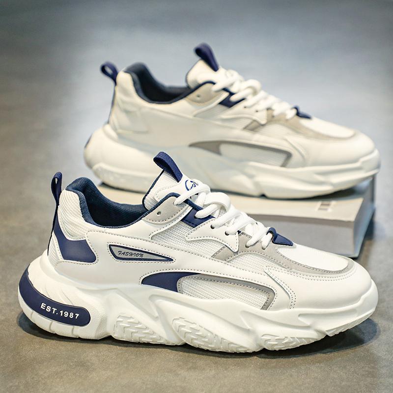 Damen Modische Chunky Sneakers mit atmungsaktiver Mesh-Konstruktion und dämpfender Sohle R&B
