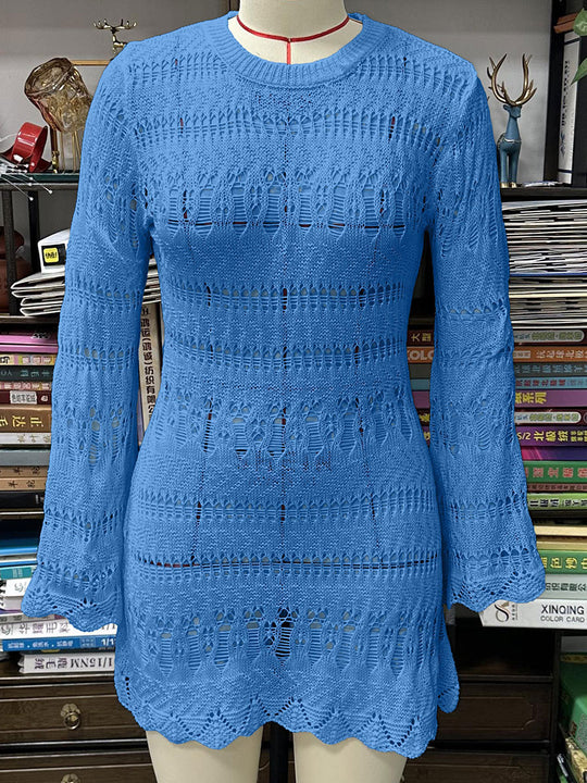 Damen modisches Häkelkleid R&B