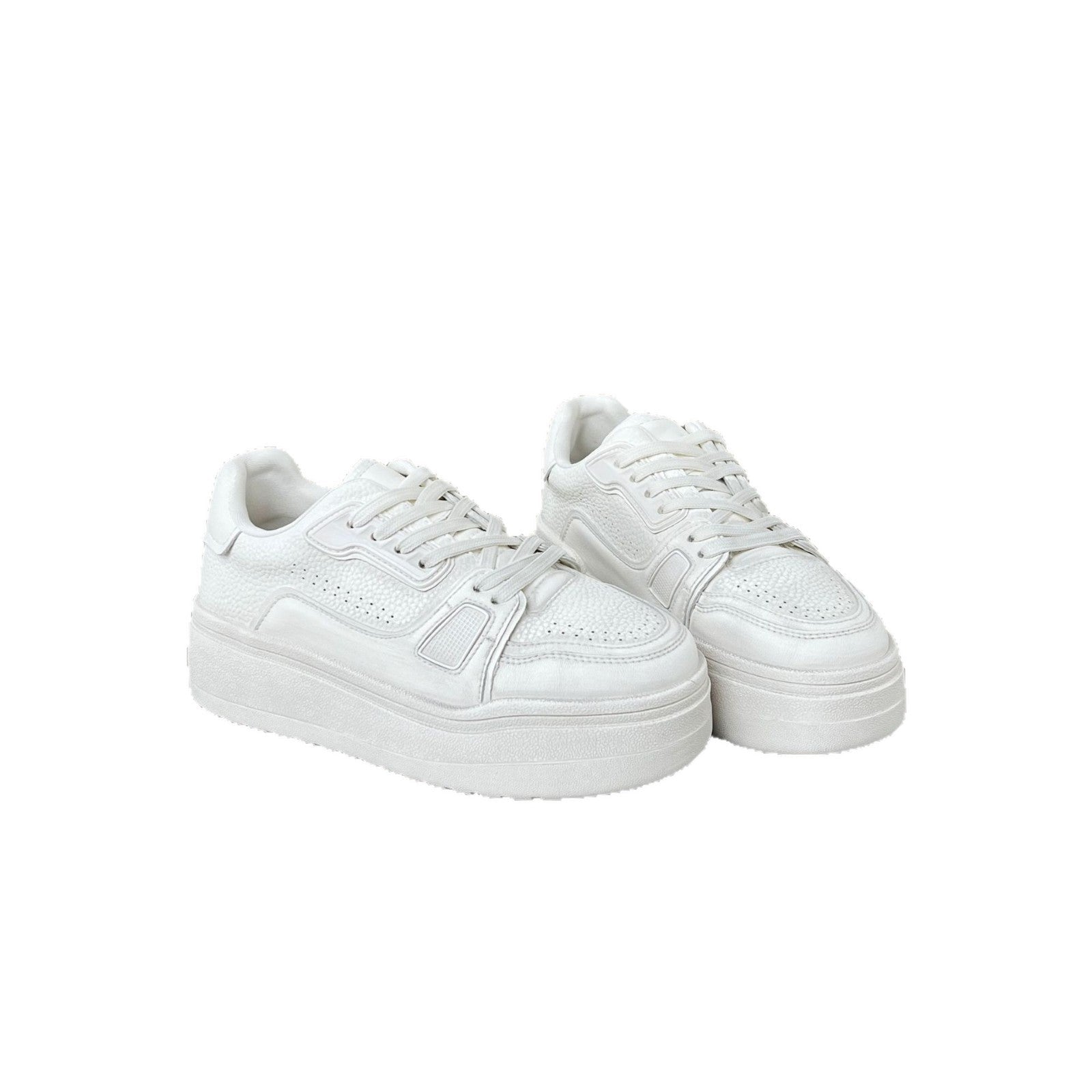 Damen Komfortable Plateau Sneakers mit atmungsaktivem Obermaterial R&B