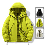 Damen isolierte Multifunktionsjacke mit verstellbarem Kapuzensystem und praktischen Taschen