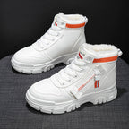 Damen modische Winterstiefel mit kuscheligem Innenfutter und robustem Profil R&B