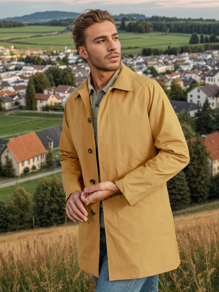 Herren wetterfeste Übergangsjacke mit praktischen Taschen R&B