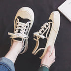 Damen Sportliche Canvas Sneakers im Retro-Stil R&B