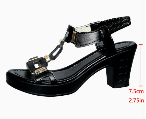 Damen Sportliche Sandalen mit elastischem Riemendesign und ergonomischer Sohle R&B