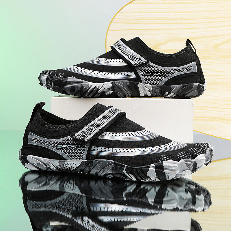 Damen multifunktionale Wasserschuhe mit elastischem Schnellschnürsystem