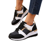 Damen Sportliche Sneakers mit glitzernden Akzenten und atmungsaktiven Einsätzen R&B