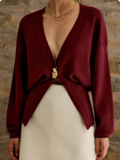 Damen Mode-Strickjacke R&B