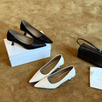 Damen Elegante Pumps mit geschmackvollem Schlangenlederdesign und stabilen Absatz R&B