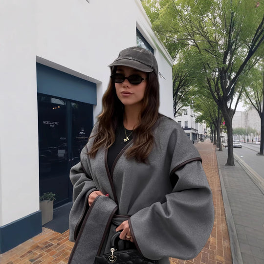Damen Kimono-Style Überwurf R&B
