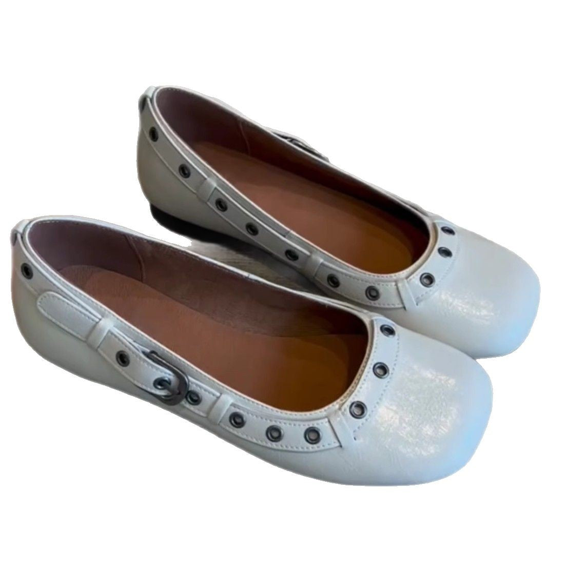 Damen Ballerinas mit elegantem Schnallen-Detail und bequemer Innenpolsterung R&B
