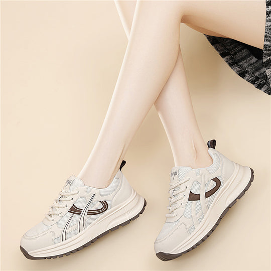 Damen Sportliche Komfort-Sneaker mit atmungsaktiver Oberfläche und dämpfender Laufsohle R&B