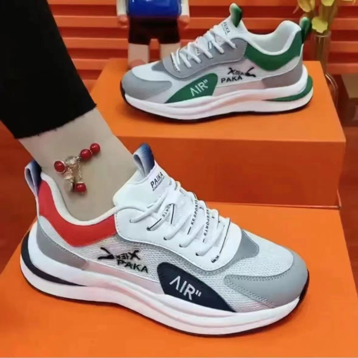 Damen Sportliche Sneakers mit effizienter Polsterung und atmungsaktiver Struktur