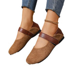 Damen Komfortable Ballerinas mit elastischem Riemen R&B