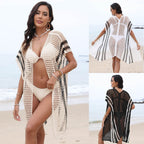 Damen Strickkimono aus luftigem Netzmaterial R&B