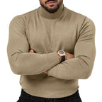 Herren Eleganter Rollkragenpullover aus weichem Strickstoff R&B