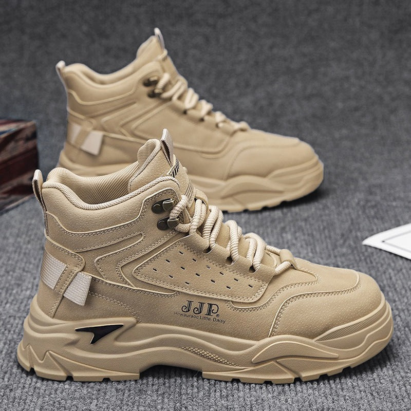 Damen Sportliche High-Top Sneakers mit dämpfender Sohle R&B