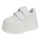 Damen Komfortable Sneakers mit Klettverschluss und trendiger Plateau-Sohle R&B