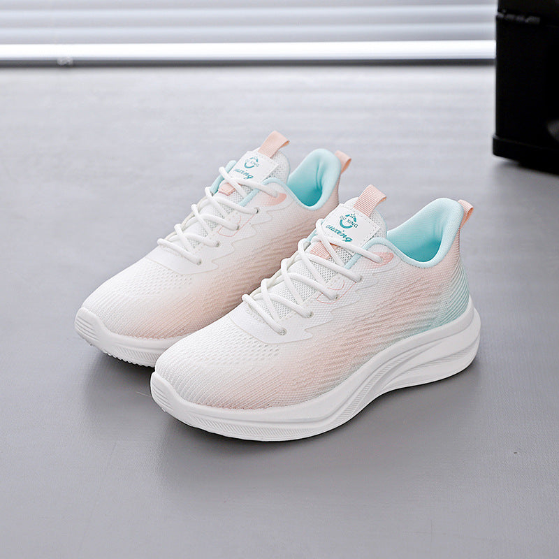 Damen sportliche Sneakers mit atmungsaktivem Obermaterial und komfortabler Dämpfung R&B